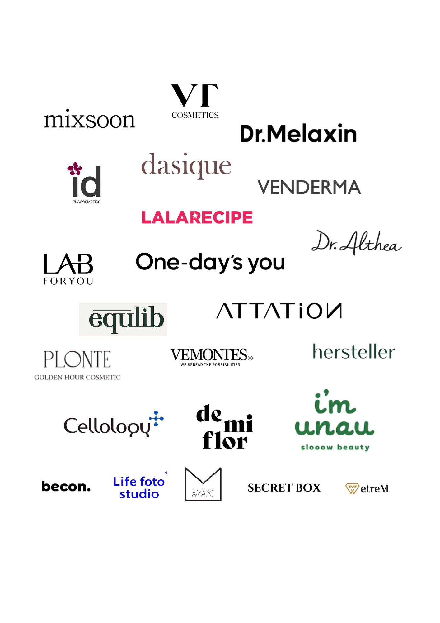 Korean beauty brands supported and presented by SoulPlus